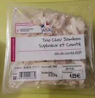 Trio de choux jambon superieur et comté