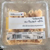 Taboulé au poulet roti