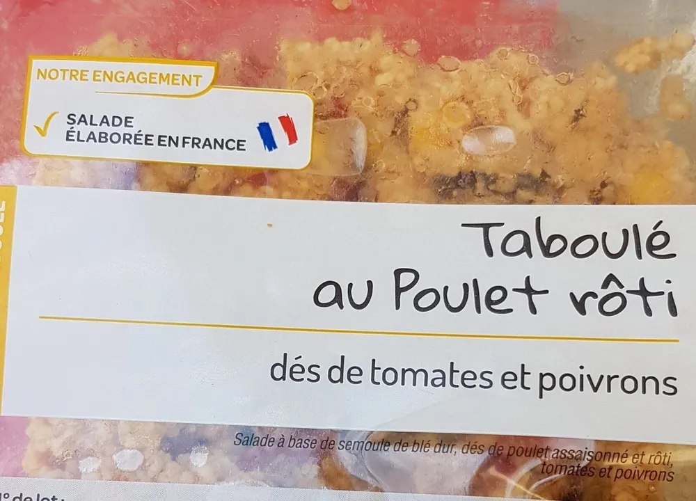 Taboulé au poulet rôti