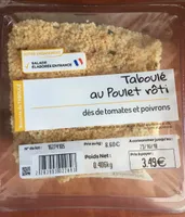 Taboulé au poulet rôti