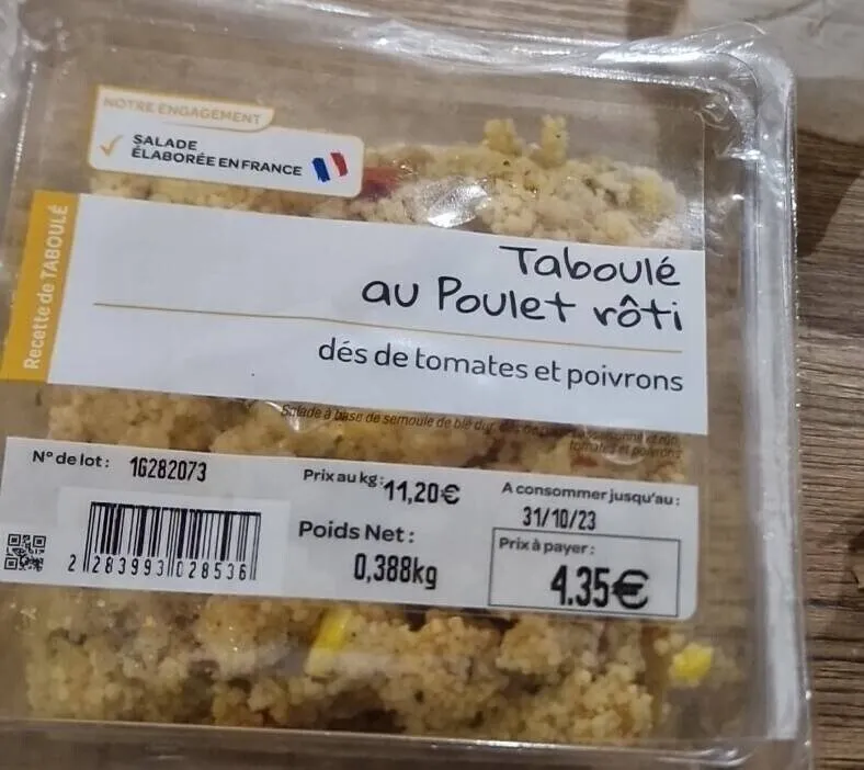 Taboulé au Poulet rôti