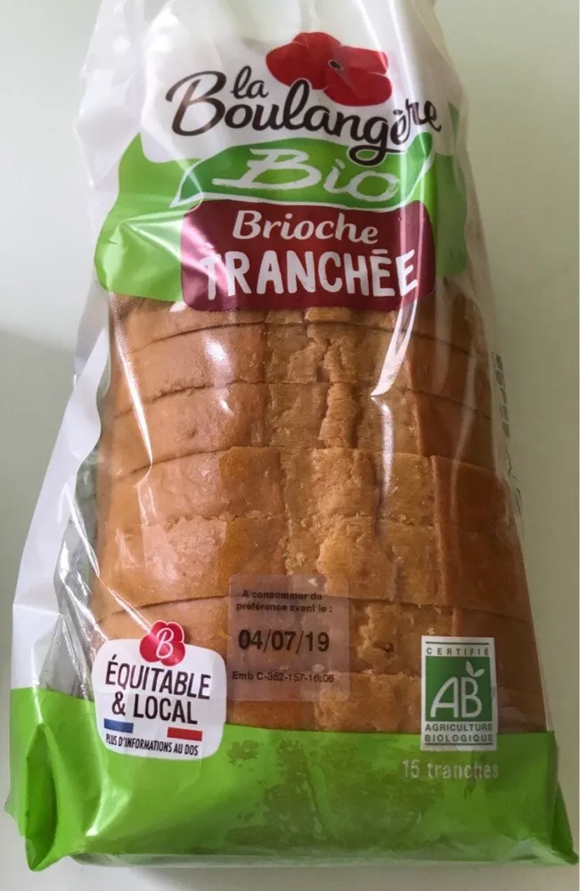 Brioche tranchée