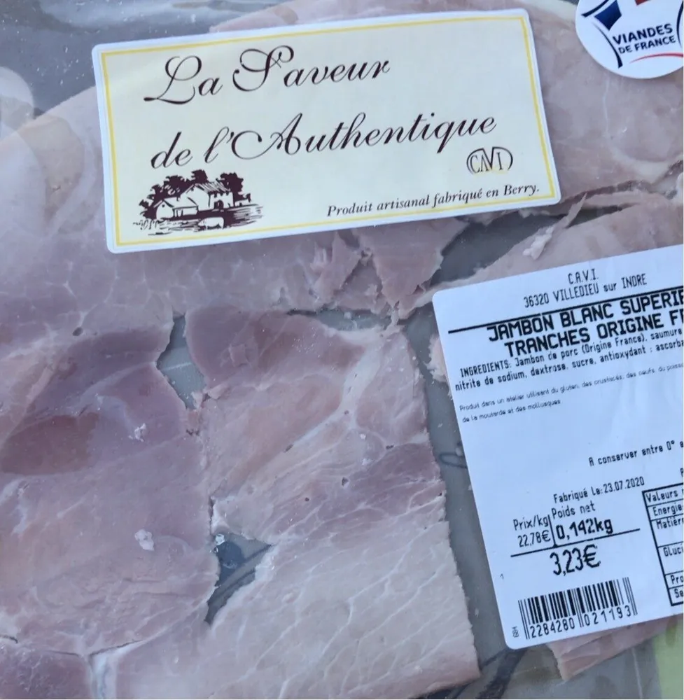Jambon blanc supérieur