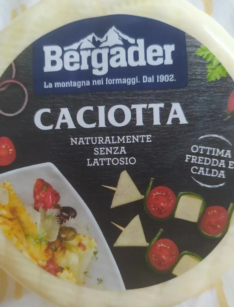 Caciotta senza lattosio