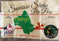 Saucisse sèche pur porc