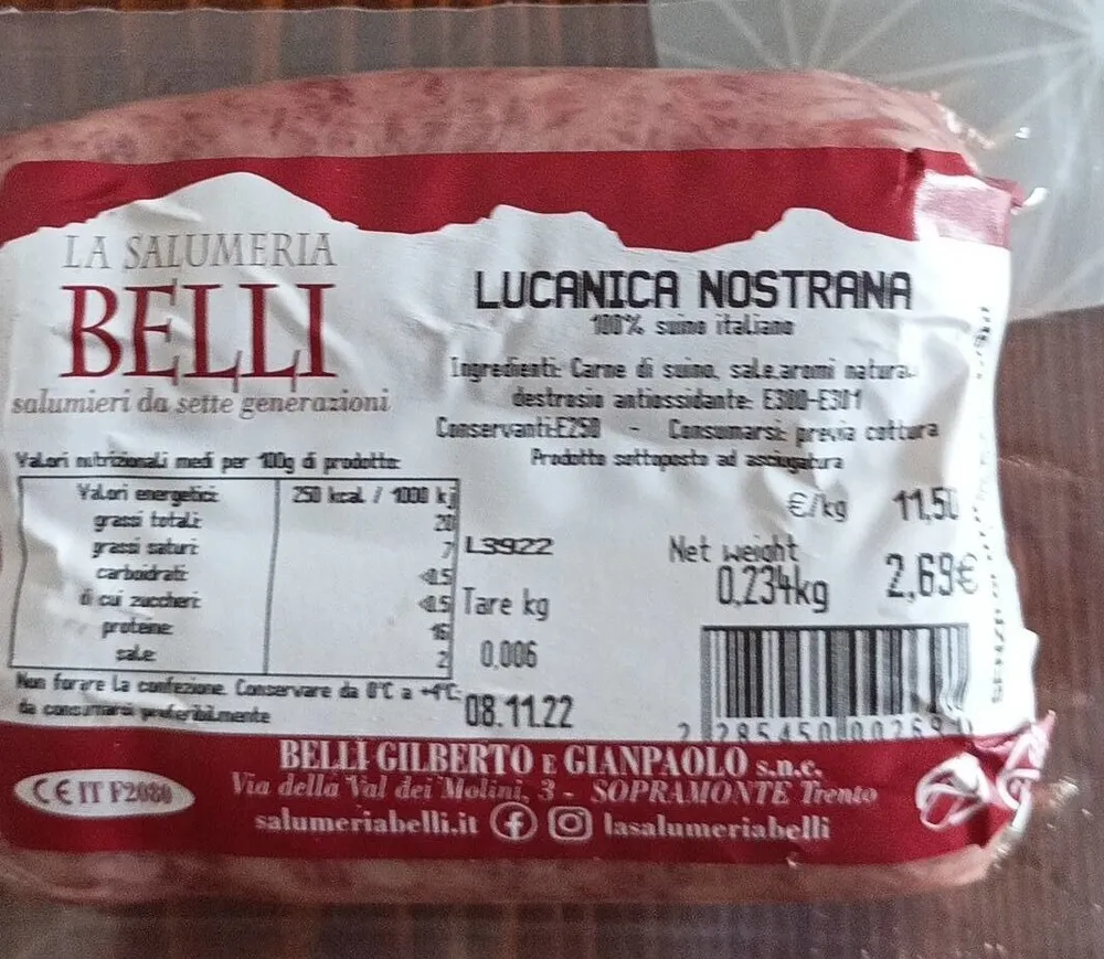 Lucanica nostrana