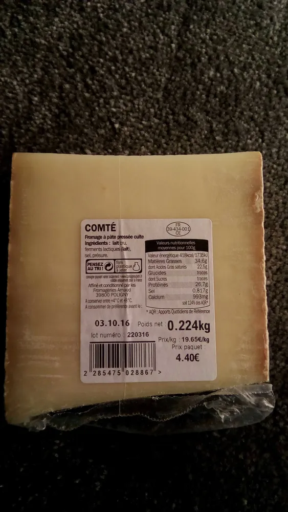 Comté Bio
