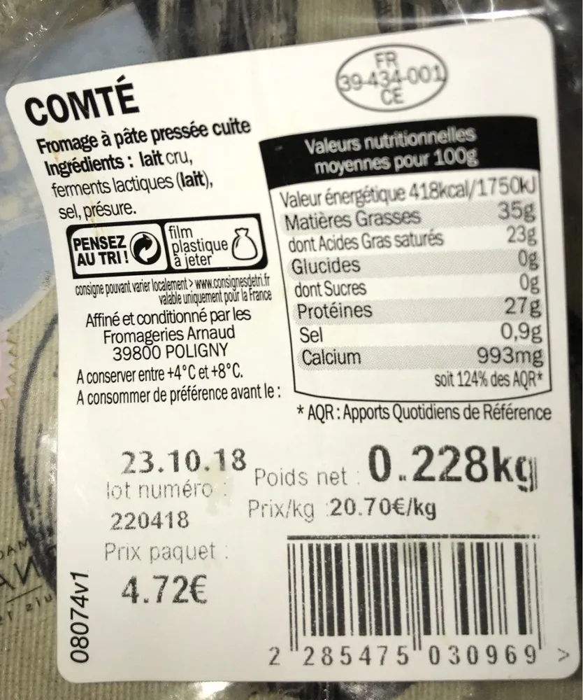 Comte bio