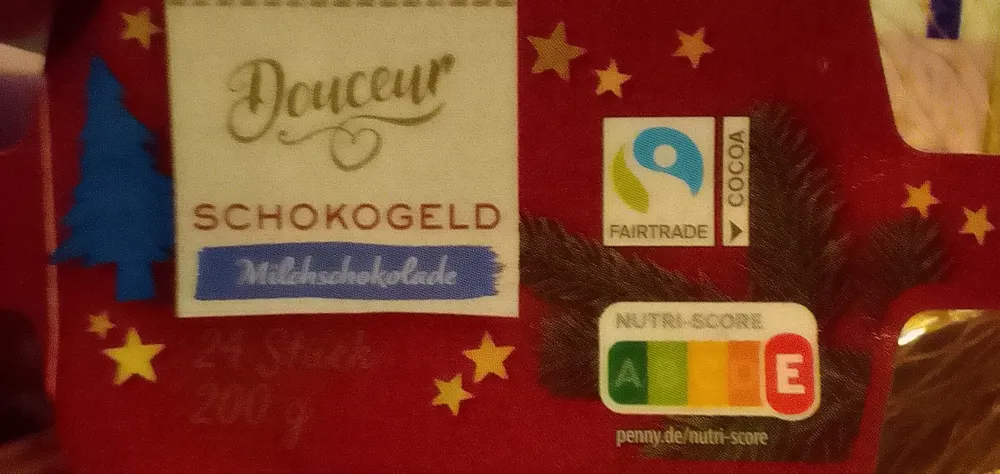 SCHOKOGELD Milchschokolade