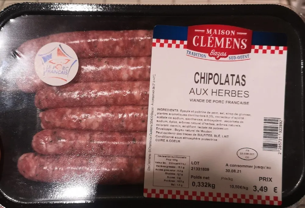 Chipolatas aux herbes