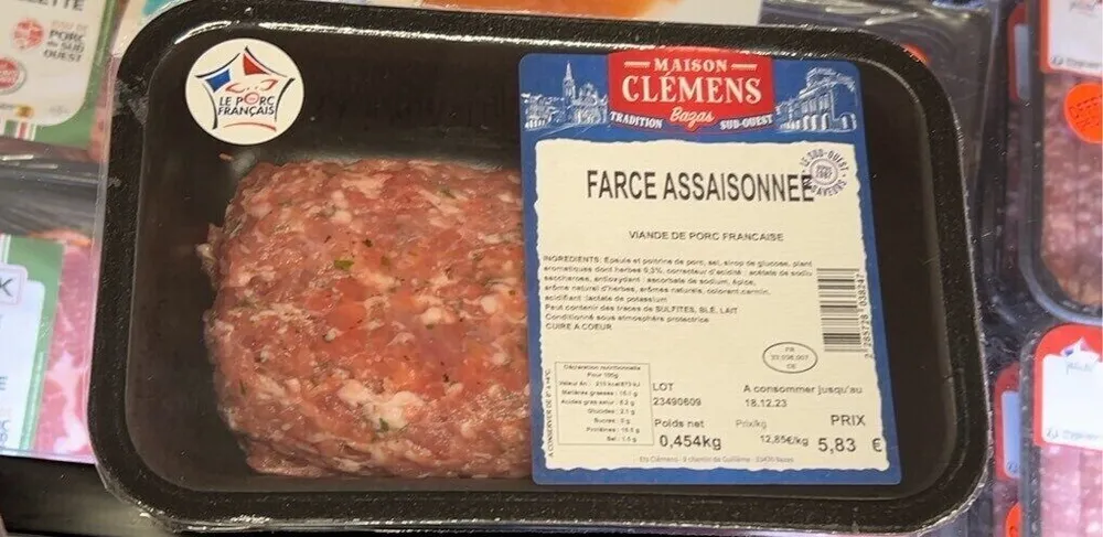 Farce assaisonnée