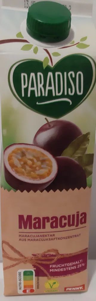 Maracujanektar aus Maracujasaftkonzentrat
