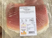 Schinkenspeck gepökelt und geräuchert