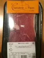 Jambon des papes en tranches