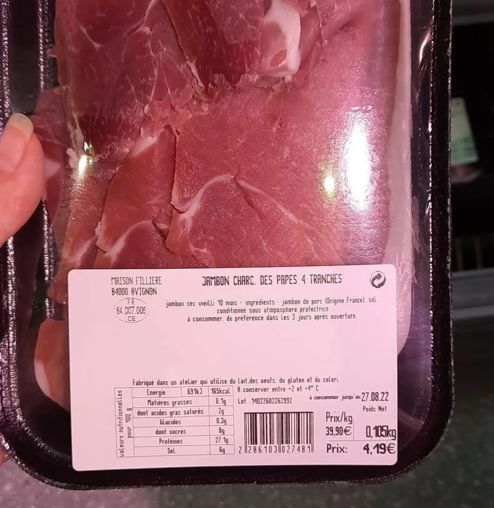 Charcuterie des papes