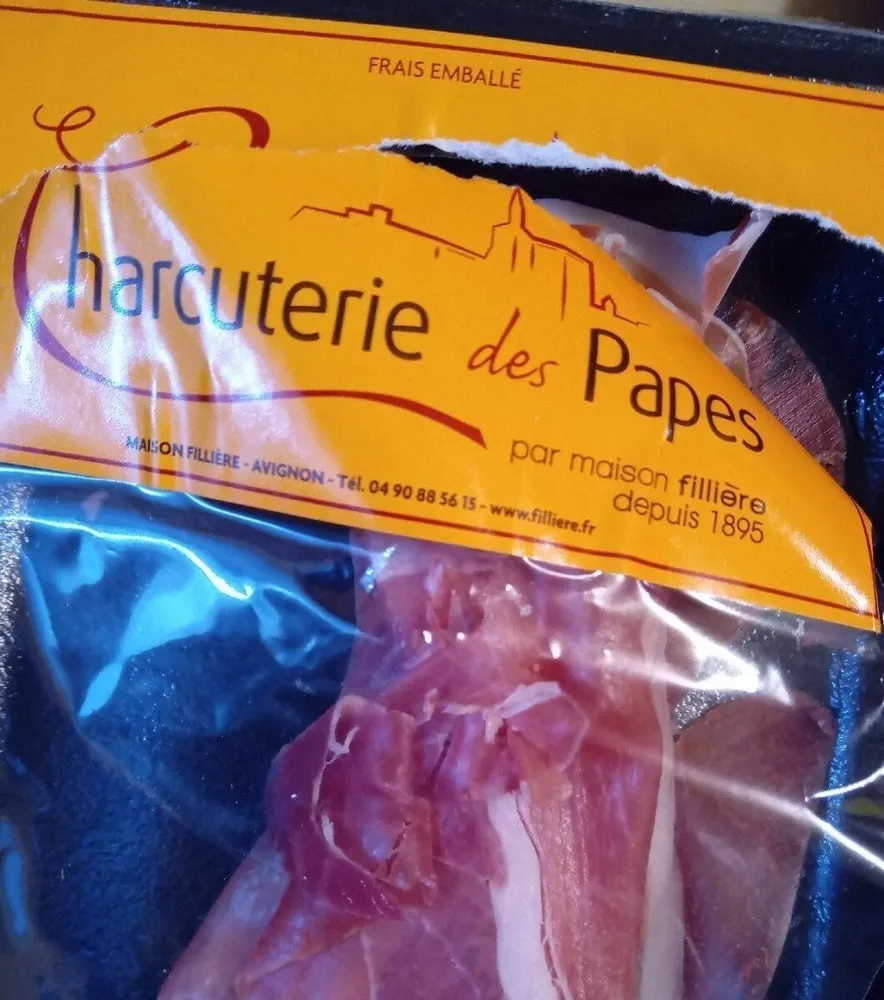 Jambon des papes en chiffonade