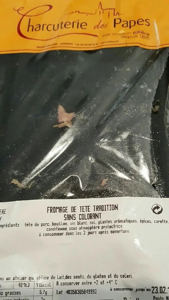 Fromage de tête tradition sans colorant