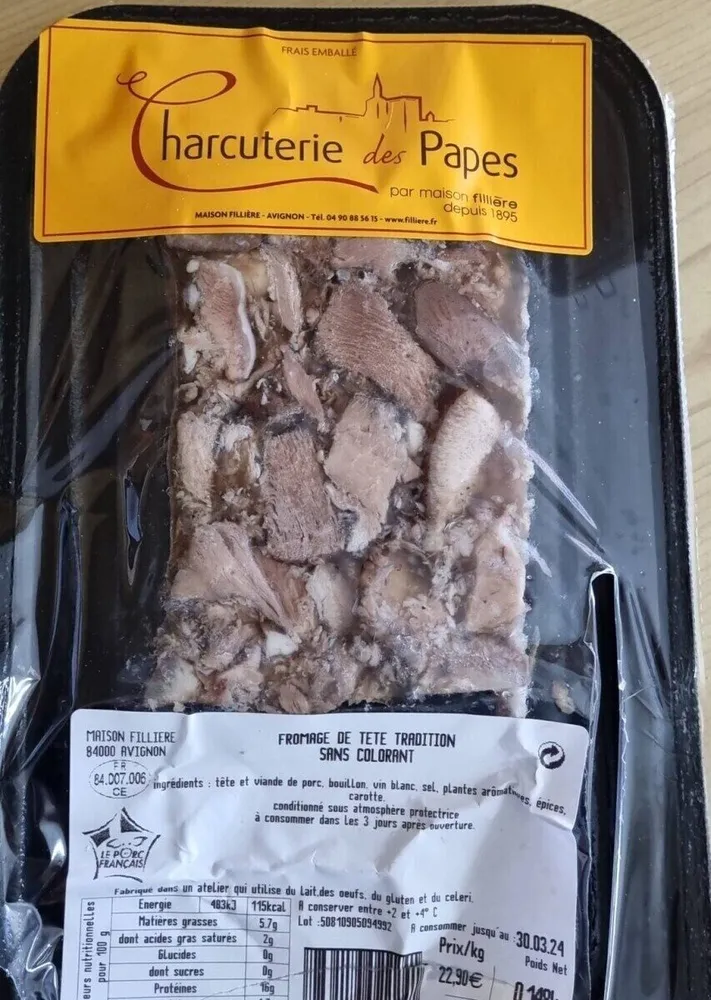 Fromage de tête tradition