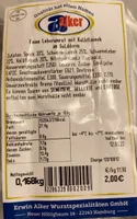 Feine Leberwurst mit Kalbfleisch im Golddarm