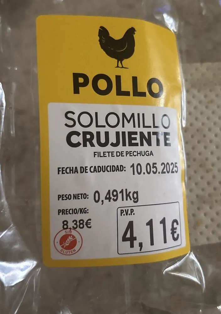 Pollo Solomillo Crujiente