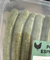 Longaniza pollo y espinacas