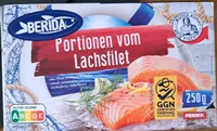 Portionen vom Lachsfilet