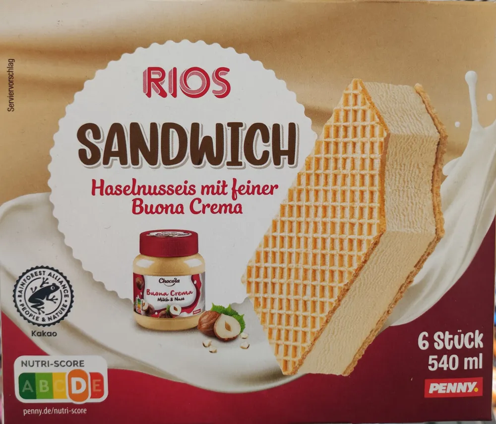 Eis Sandwich Buona Crema