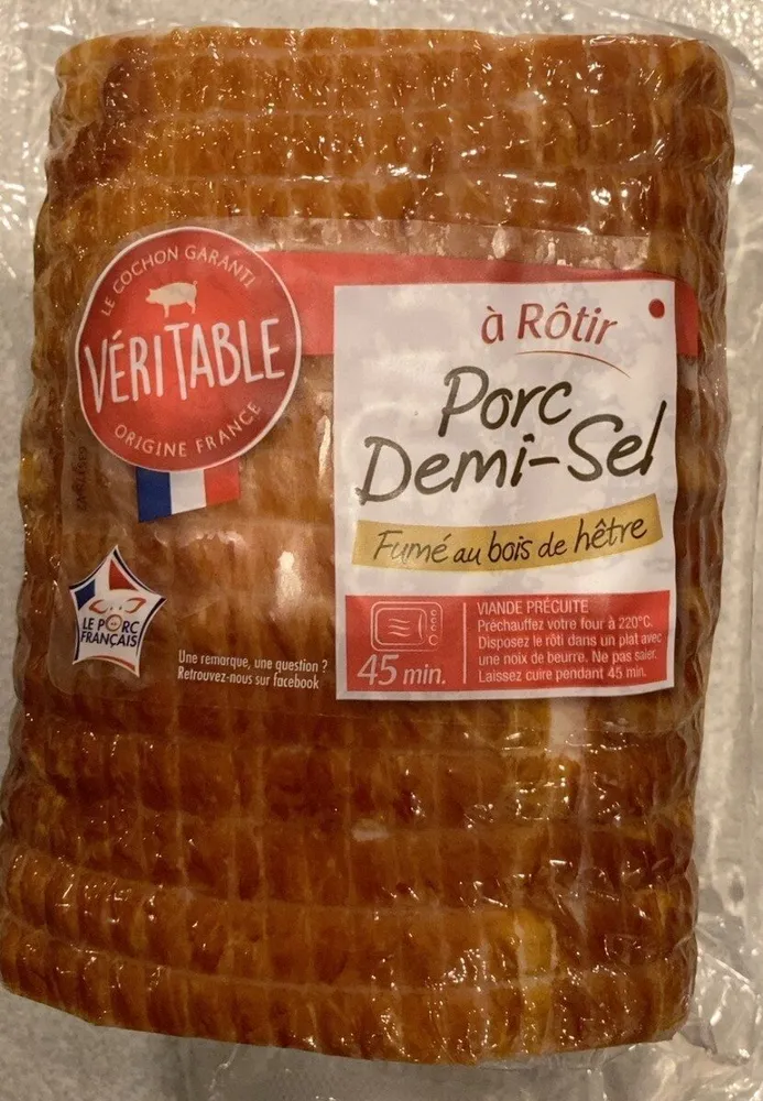 Roti de porc demi-sel