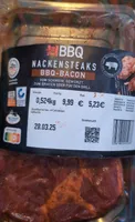 Nackensteaks BBQ bacon
