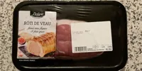 Rôti de veau farci aux figurs et au foie gras