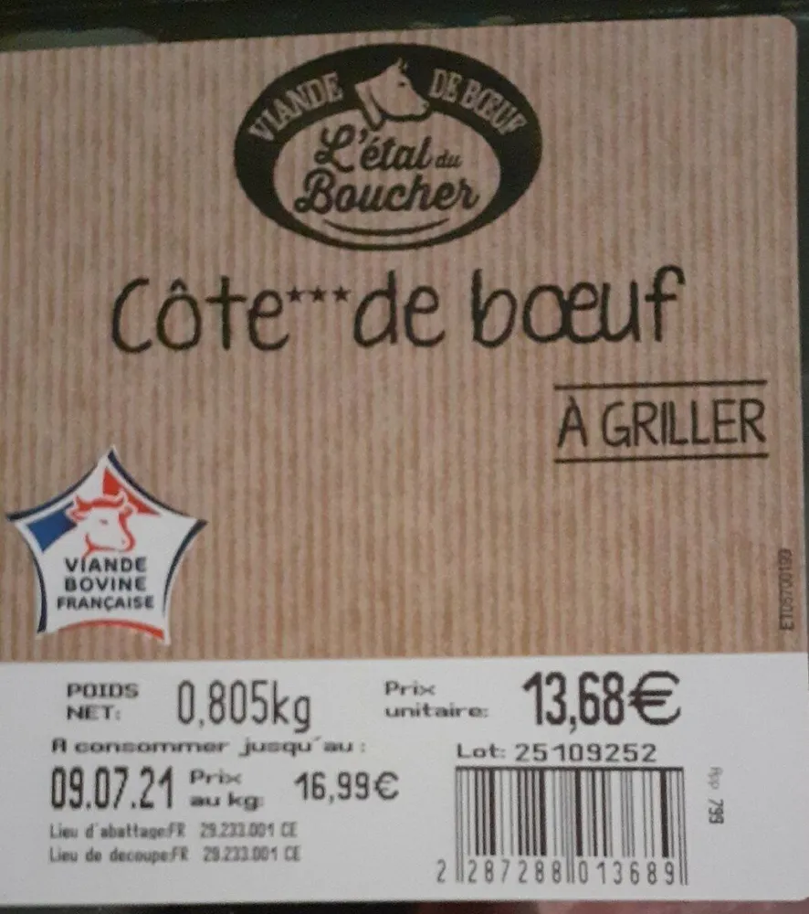 Côte de bœuf