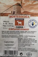 Semicurado ahumado cabra