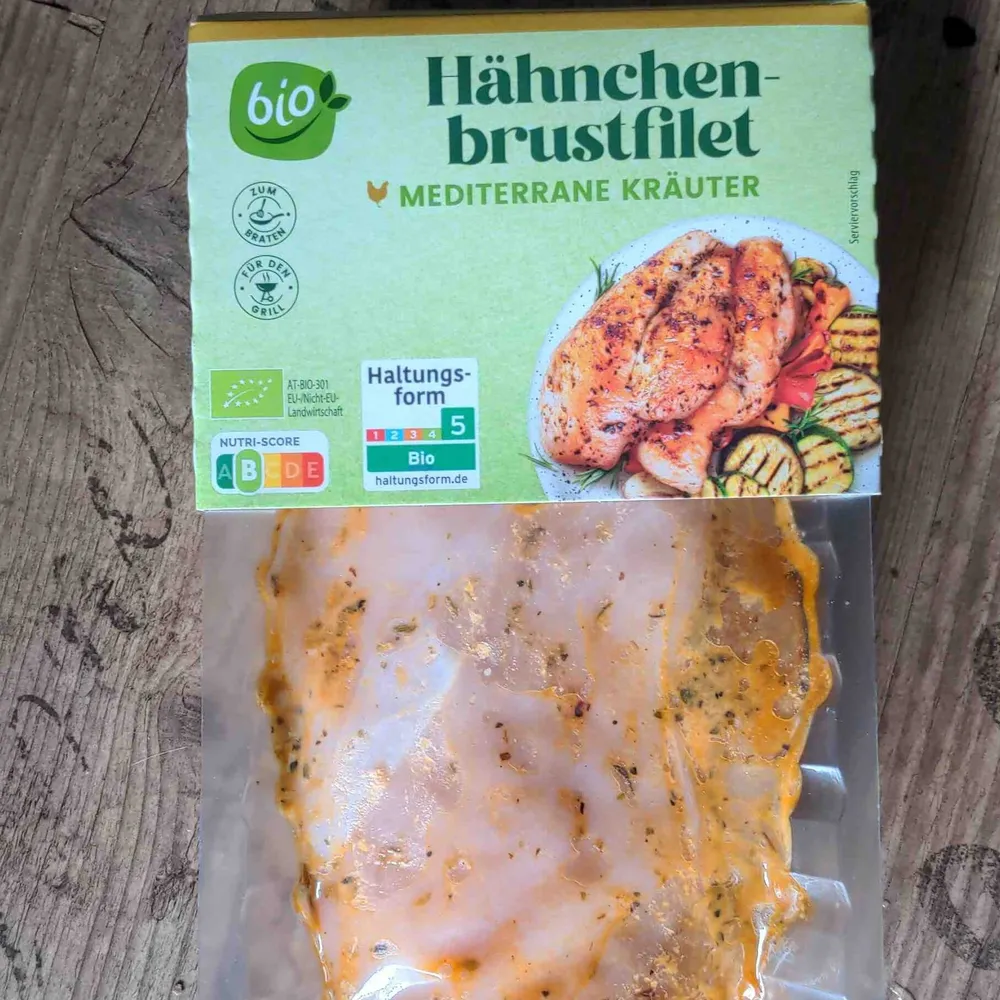 Bio Hähnchenbrustfilet - mediterrane Kräuter