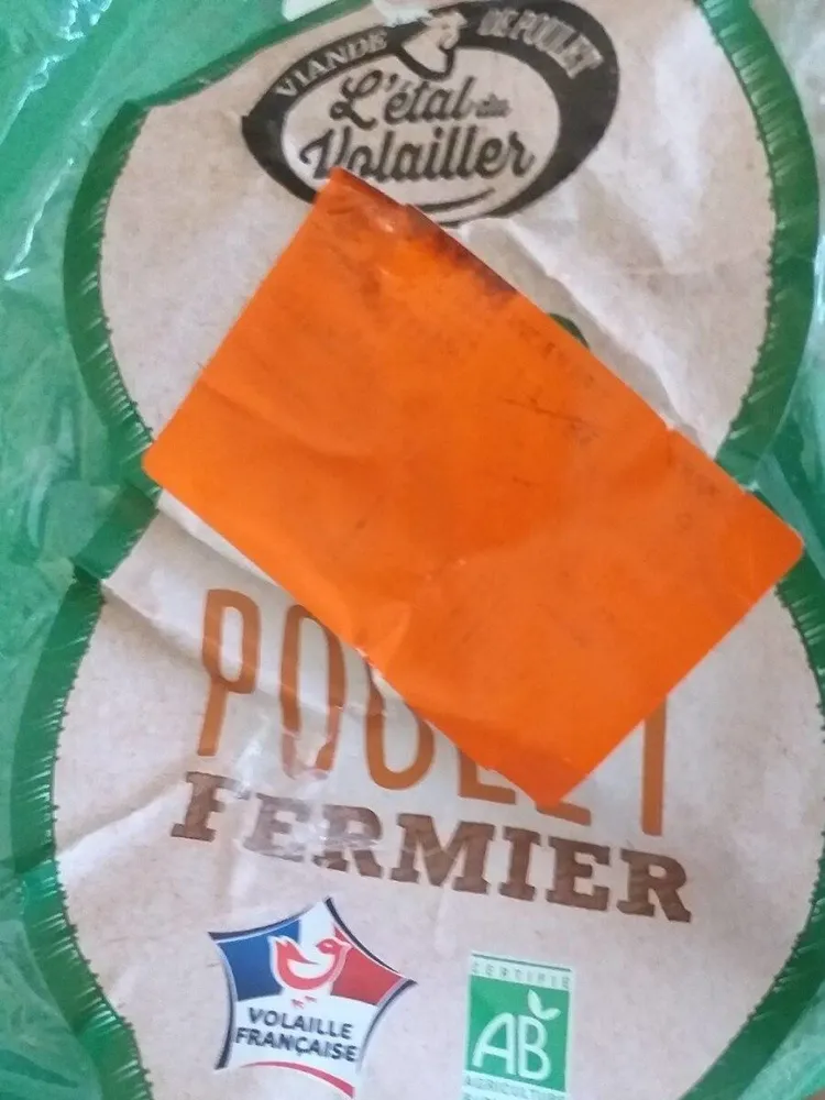Poulet jaune bio