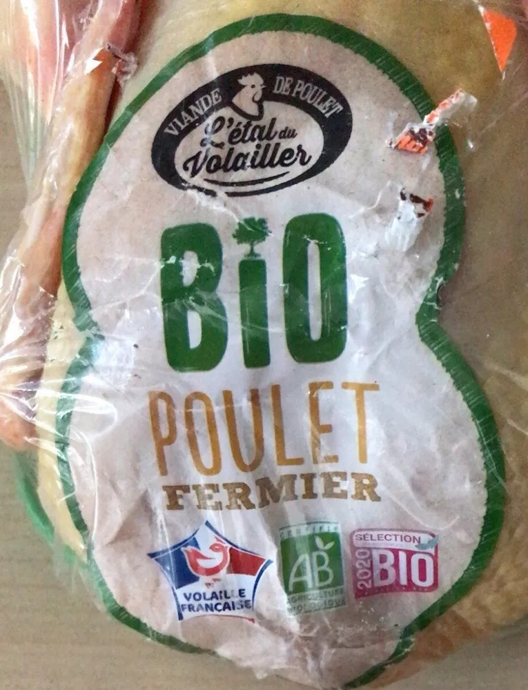 Poulet fermier bio jaune