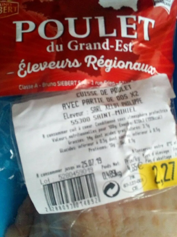 Cuisses de poulet