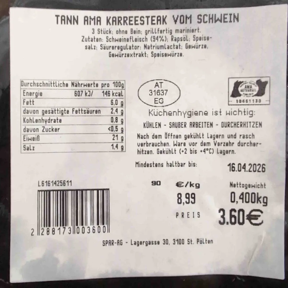 Karreesteak