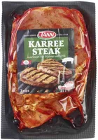 Karreesteak mariniert