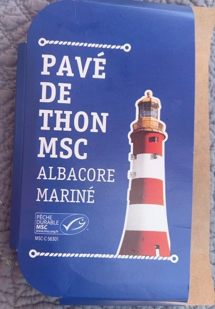 Pavé de thon MSC Albacore mariné