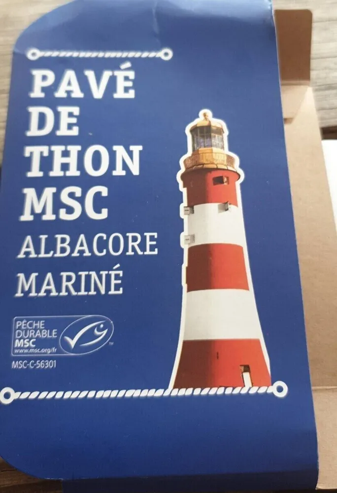 Pavé de thon MSC Albacore mariné