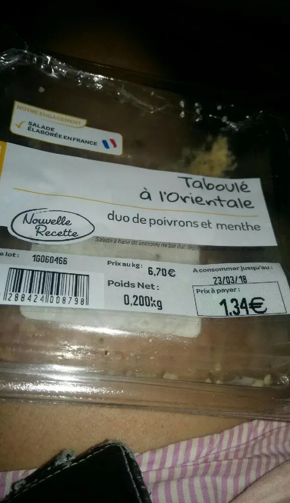 Taboulé à l'orientale