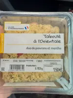 Taboulé à l'Orientale duo de poivrons et menthe