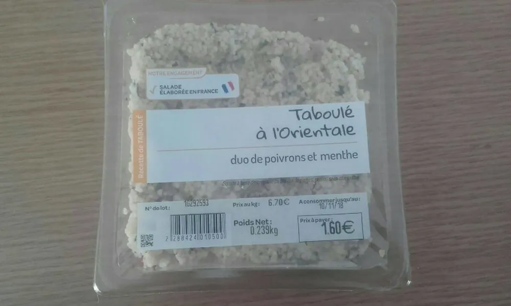 Taboulé a l'orientale