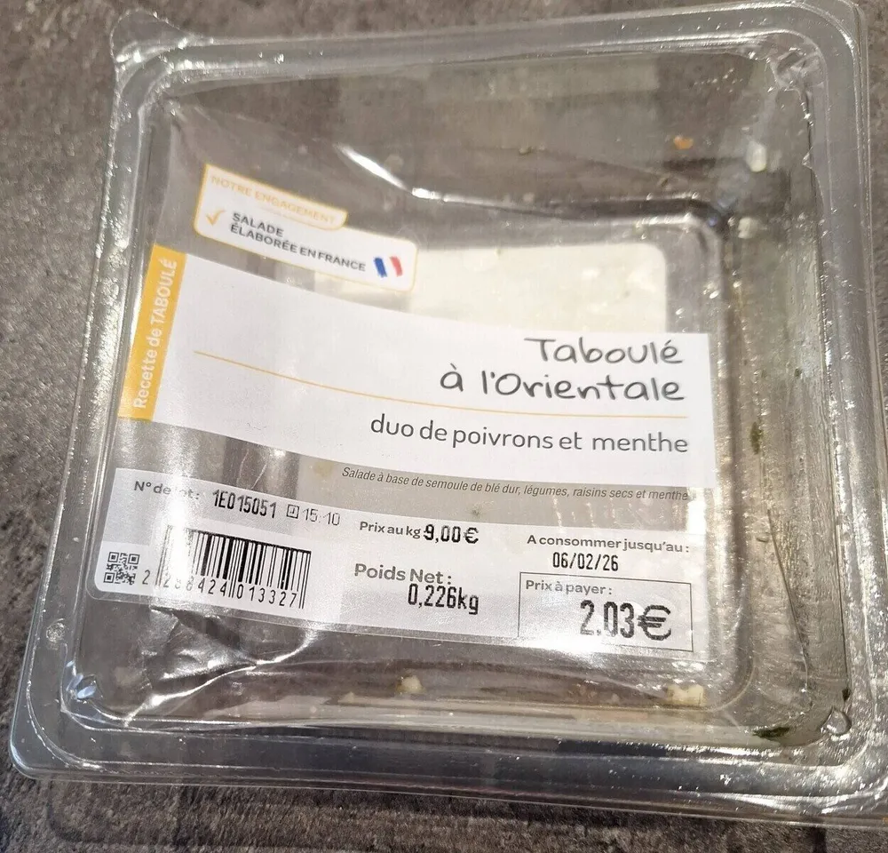 Taboulé à l’orientale