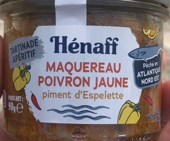 Maquereau poivron jaune piment d’espelette