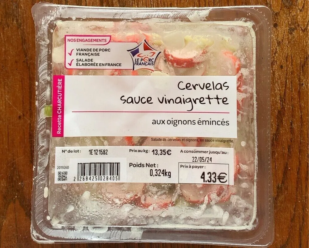 Cervelas Sauce Vinegrette