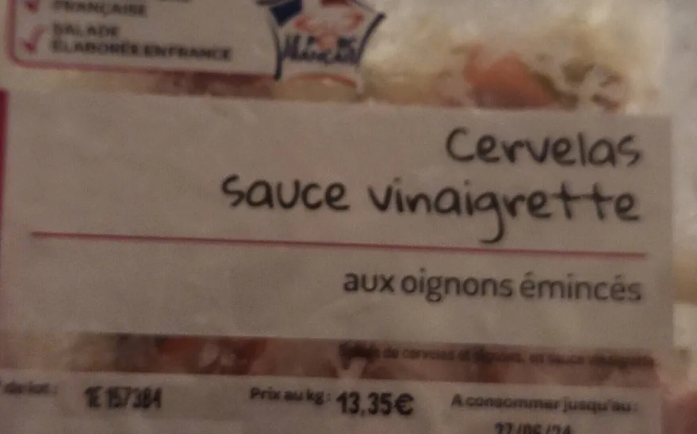 Cervelas sauce vinaigrette
