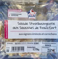 Dalade strasbourgeoise aux saucisses de Francfort
