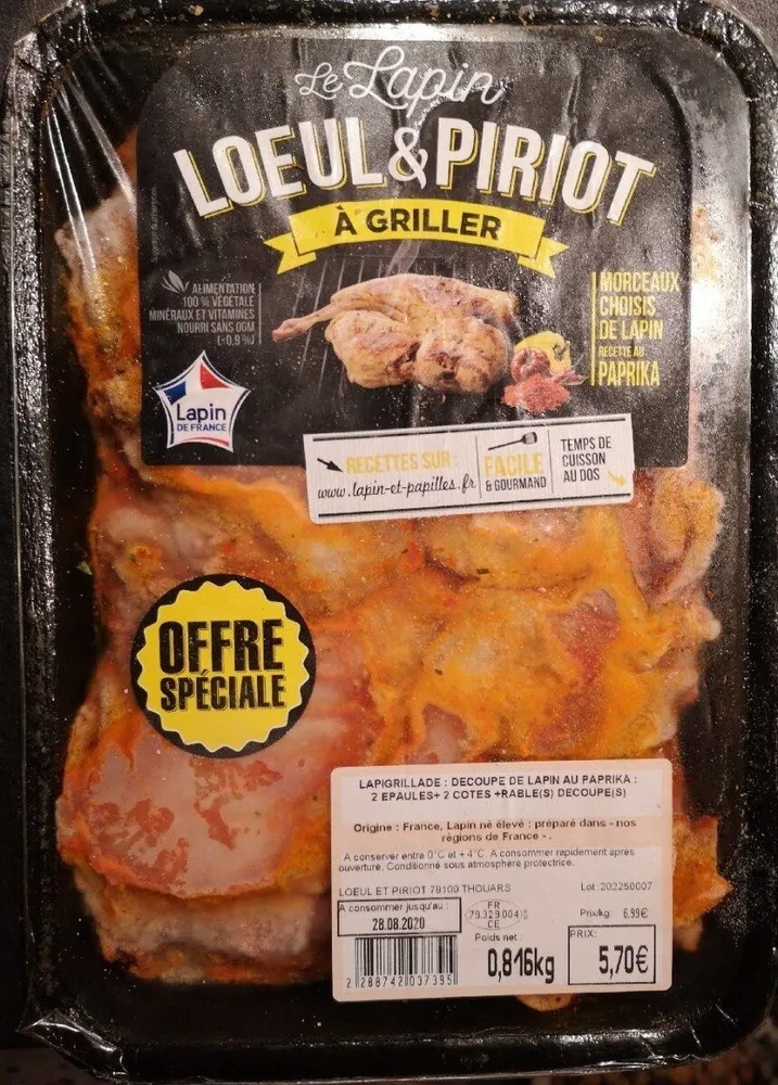 Lapin à griller