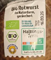Bio Rotwurst